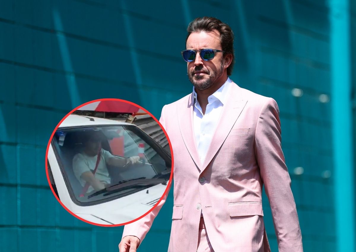 Fernando Alonso se deja ver en Mónaco conduciendo uno de los coches más míticos de los rallies