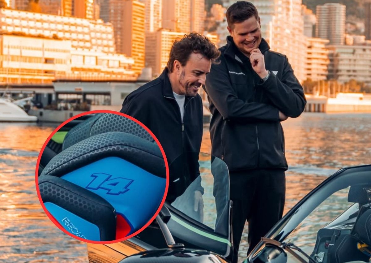 Fernando Alonso sillita Pagani