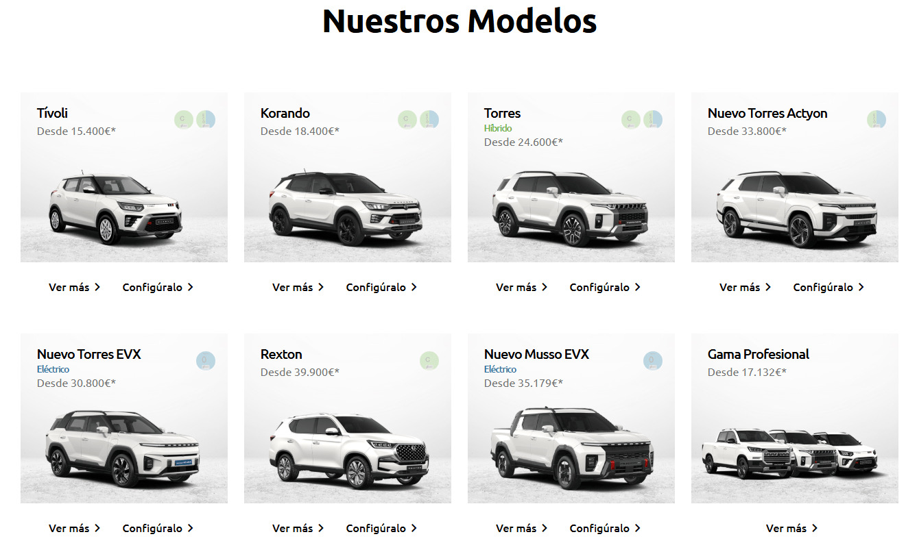 coches KGM España