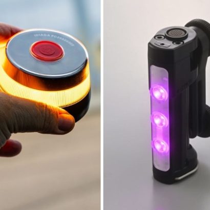 El cara a cara entre la baliza española y la japonesa: dos luces parecidas, pero con una diferencia que no pasa desapercibida