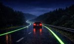 Líneas fotoluminiscentes en la carretera, una solución sencilla y económica para evitar salidas de vía