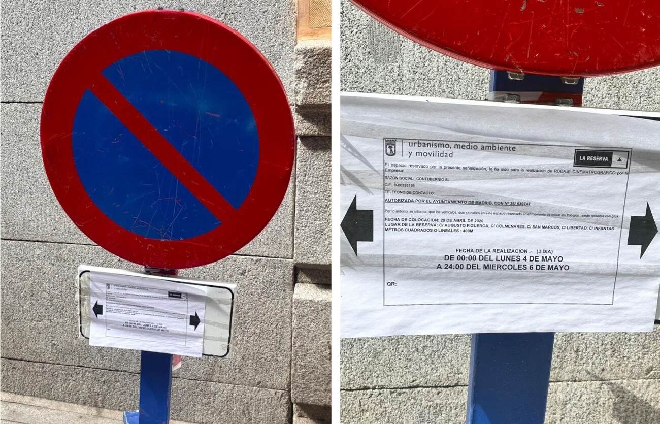 no aparcar Madrid