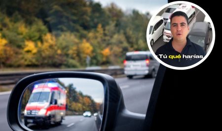 pasillo coches ambulancia