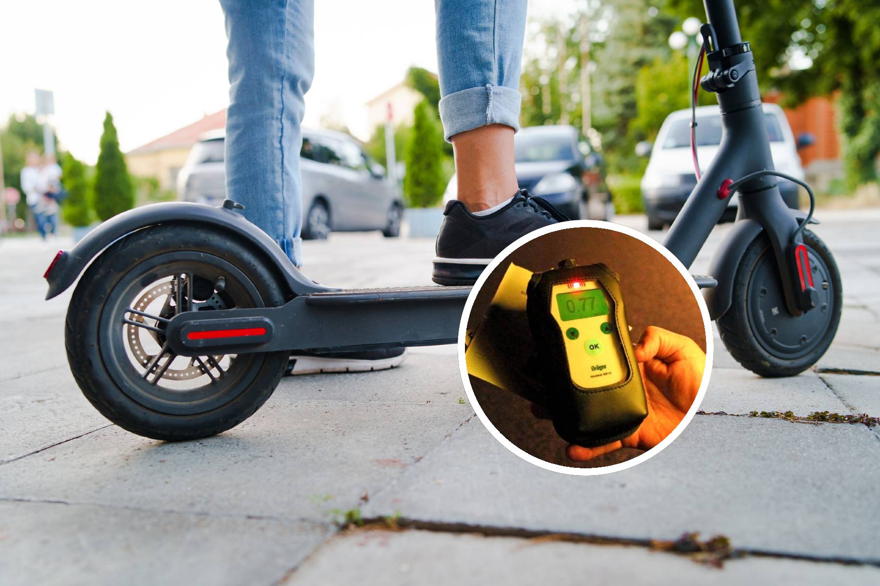patinete electrico alcohol