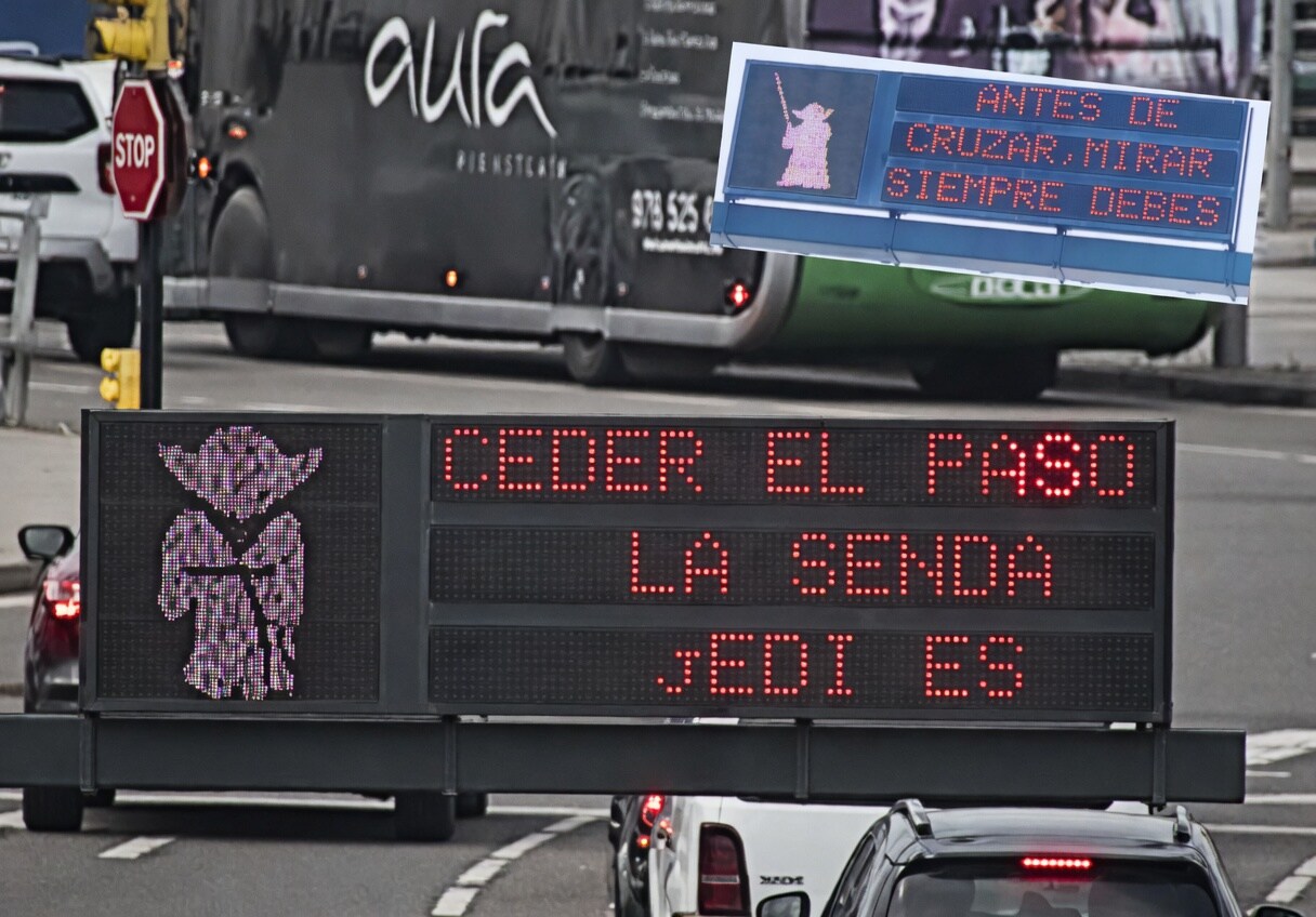 zaragoza Star Wars paneles informativos