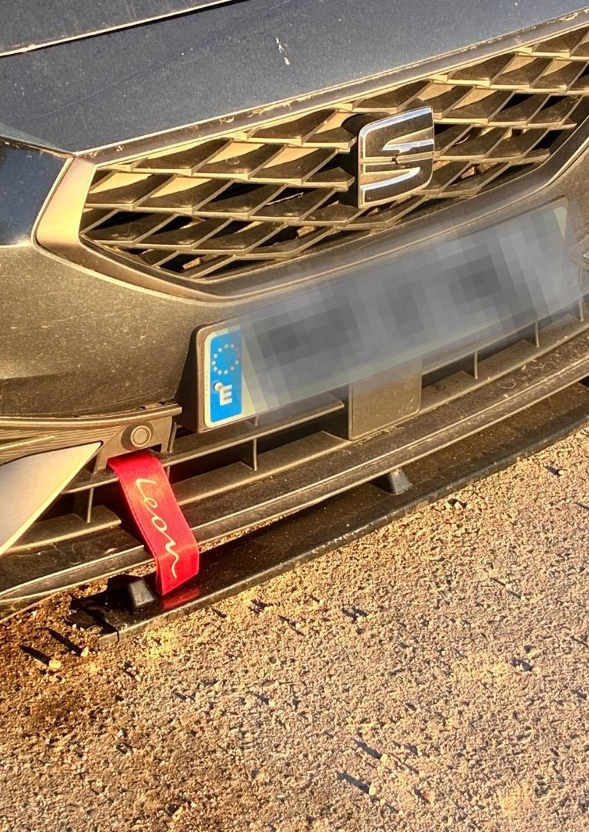 Cinta de arrastre coche 2