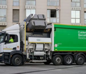Camionero de la basura.