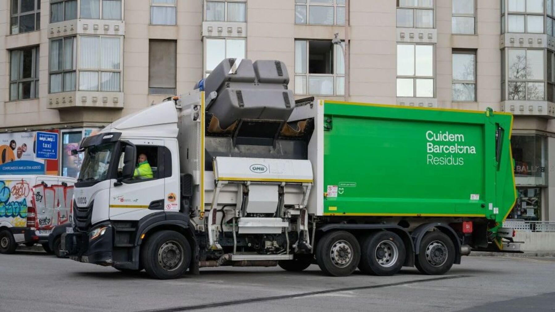 Camionero de la basura.