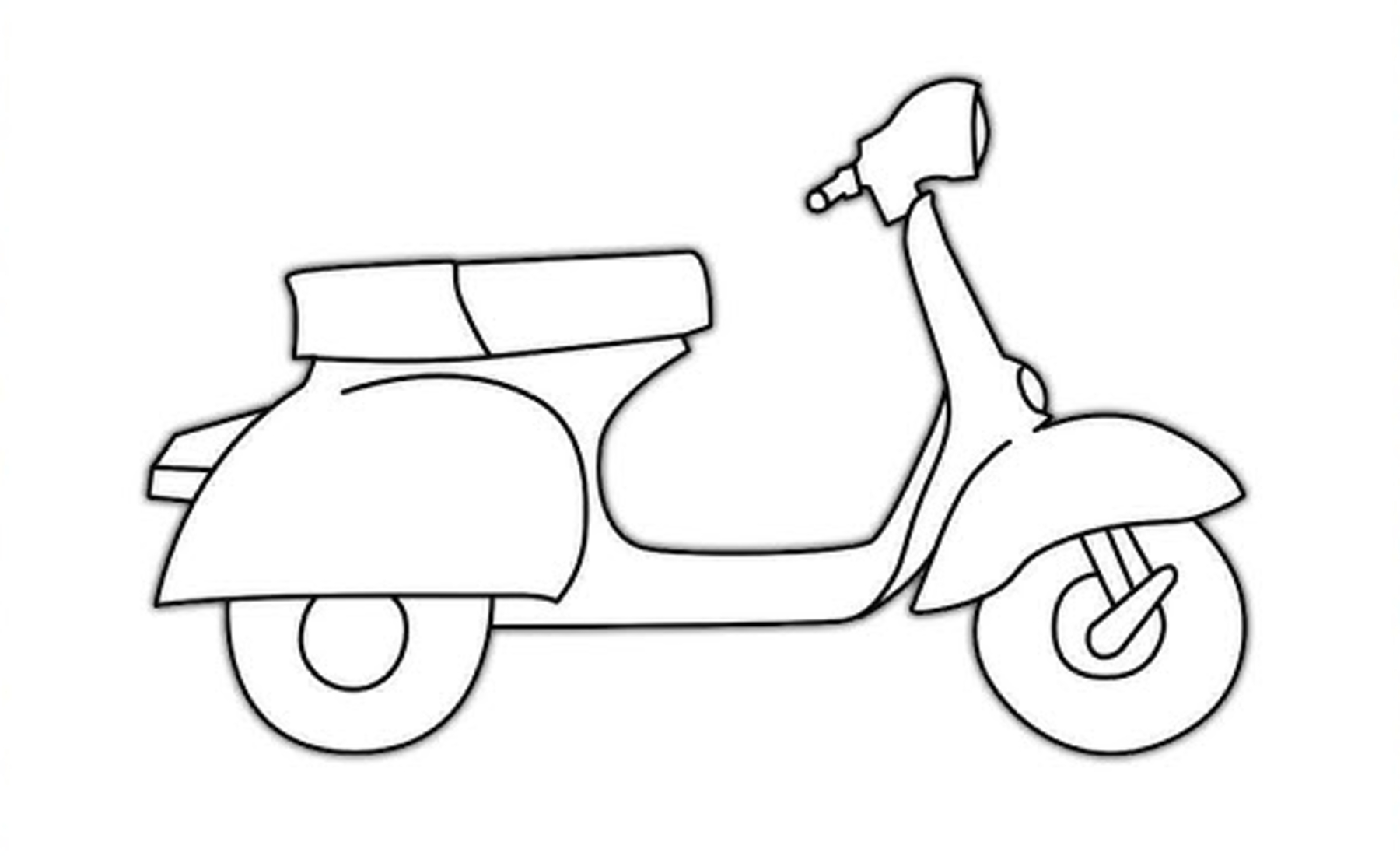 Dibujo Vespa