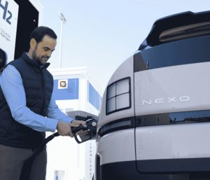El repostaje del nuevo Hyundai Nexo.
