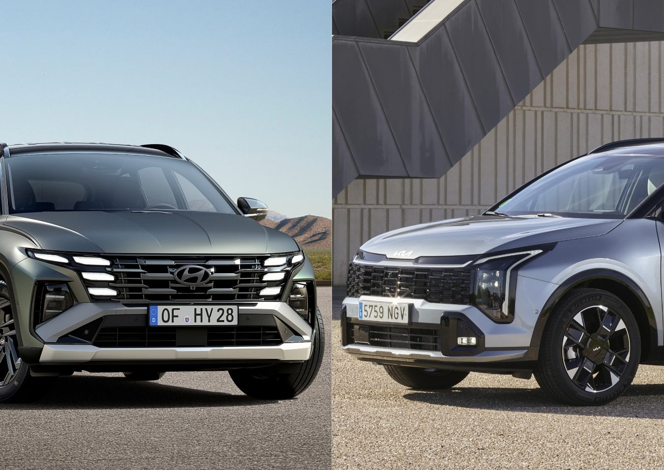 Hyundai Tucson contra Kia Sportage