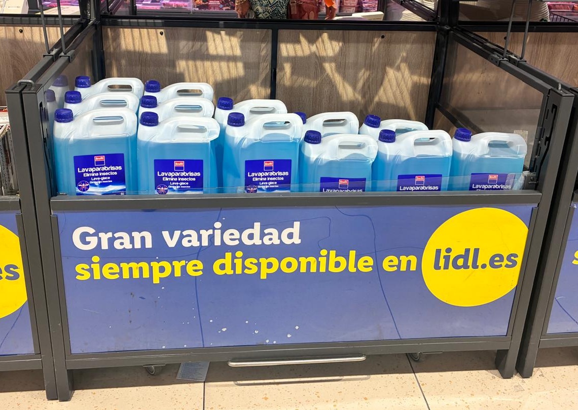Líquido limpiaparabrisas coche Lidl