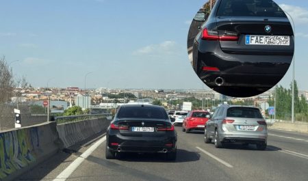 Matrícula coche FAE