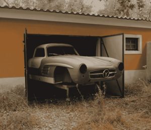 Mercedes 300 SL restaurado.