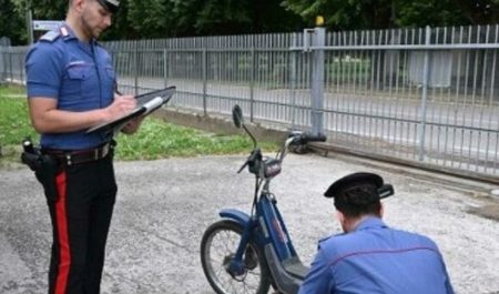 La Piaggio Ciao robada.