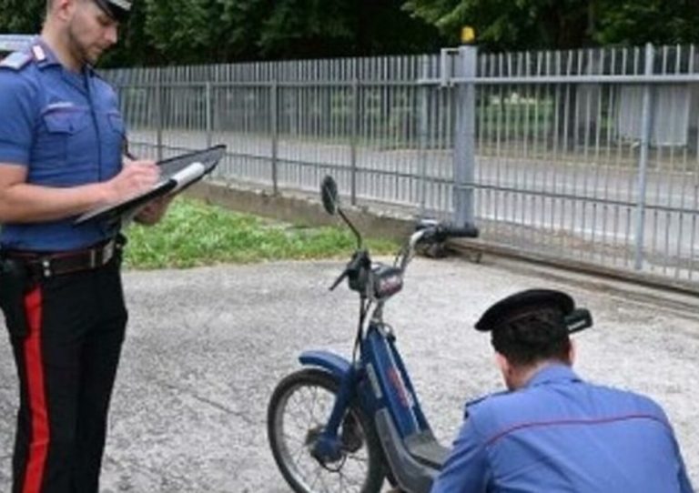 La Piaggio Ciao robada.