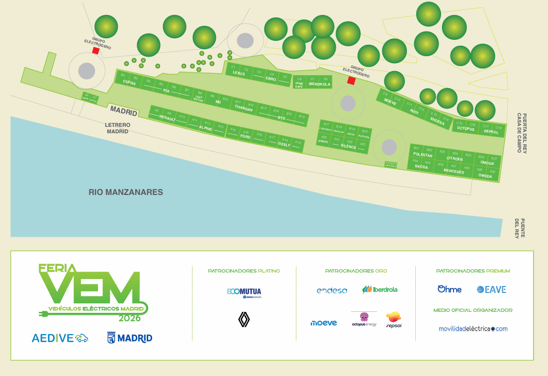 Plano de la feria VEM.