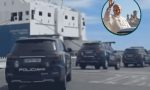 El vídeo de la Policía Nacional con 170 vehículos para recibir al papa León XIV en Canarias: parece una película, pero no lo es  
