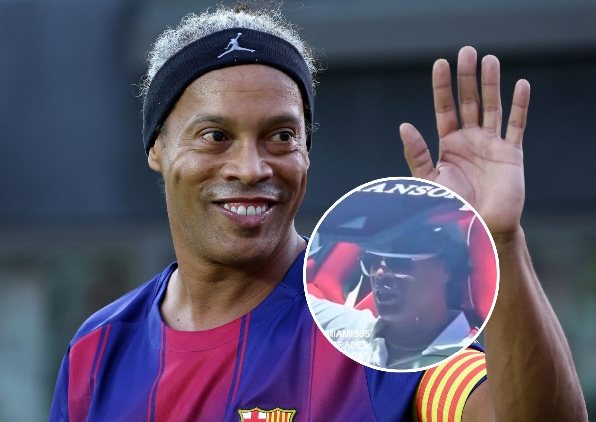 Ronaldinho y el caos en Miami: aparece en un superdeportivo que muy pocos se pueden permitir y lo más curioso es que no lo puede conducir por esta razón