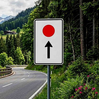 El enigma del círculo rojo en carretera: la señal que casi nadie conoce y que resuelve el peor problema de la circulación