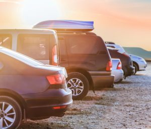 coches al sol