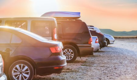 coches al sol