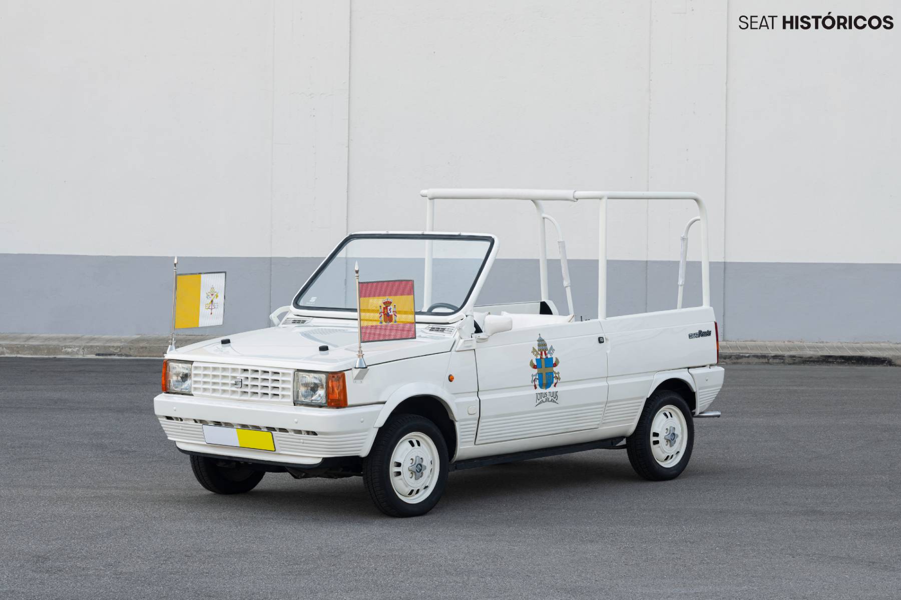 El Seat Panda de Juan Pablo II, un papamóvil diseñado y fabricado en 15 días en 1982