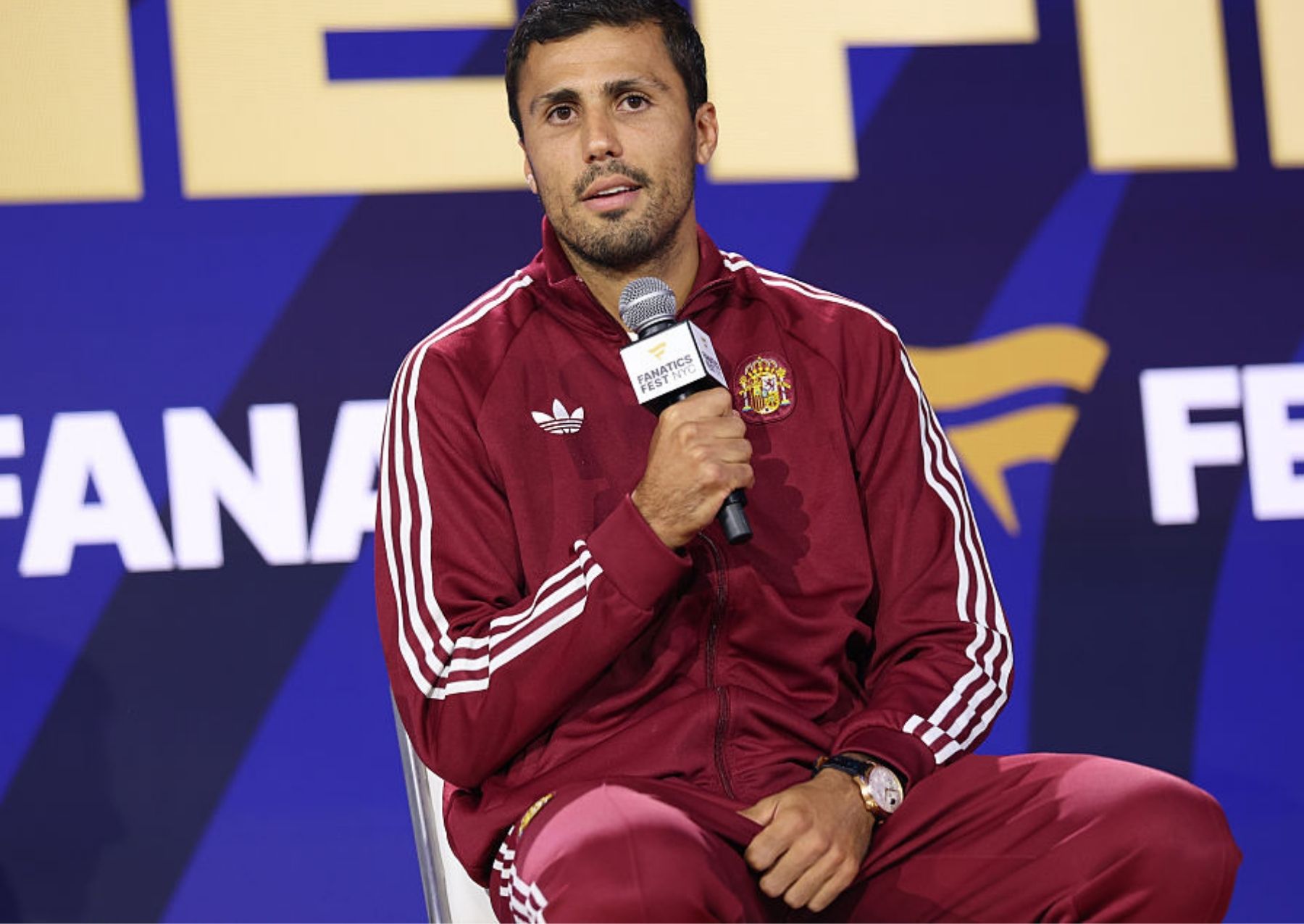 Rodri Hernández con la selección española.