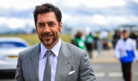 Javier Bardem en el Gran Premio de Gran Bretaña de la F1 2024.