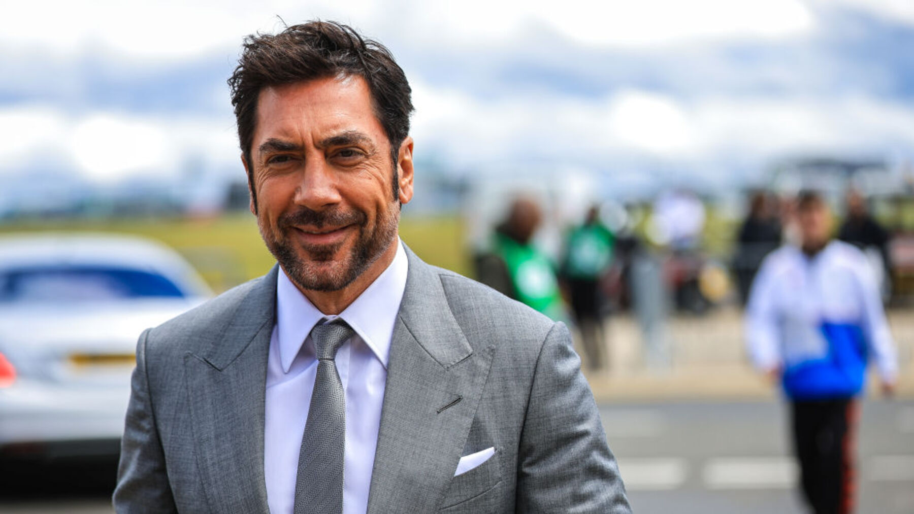 Javier Bardem en el Gran Premio de Gran Bretaña de la F1 2024.