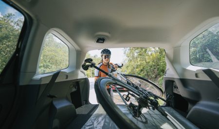 Bicicleta en el coche