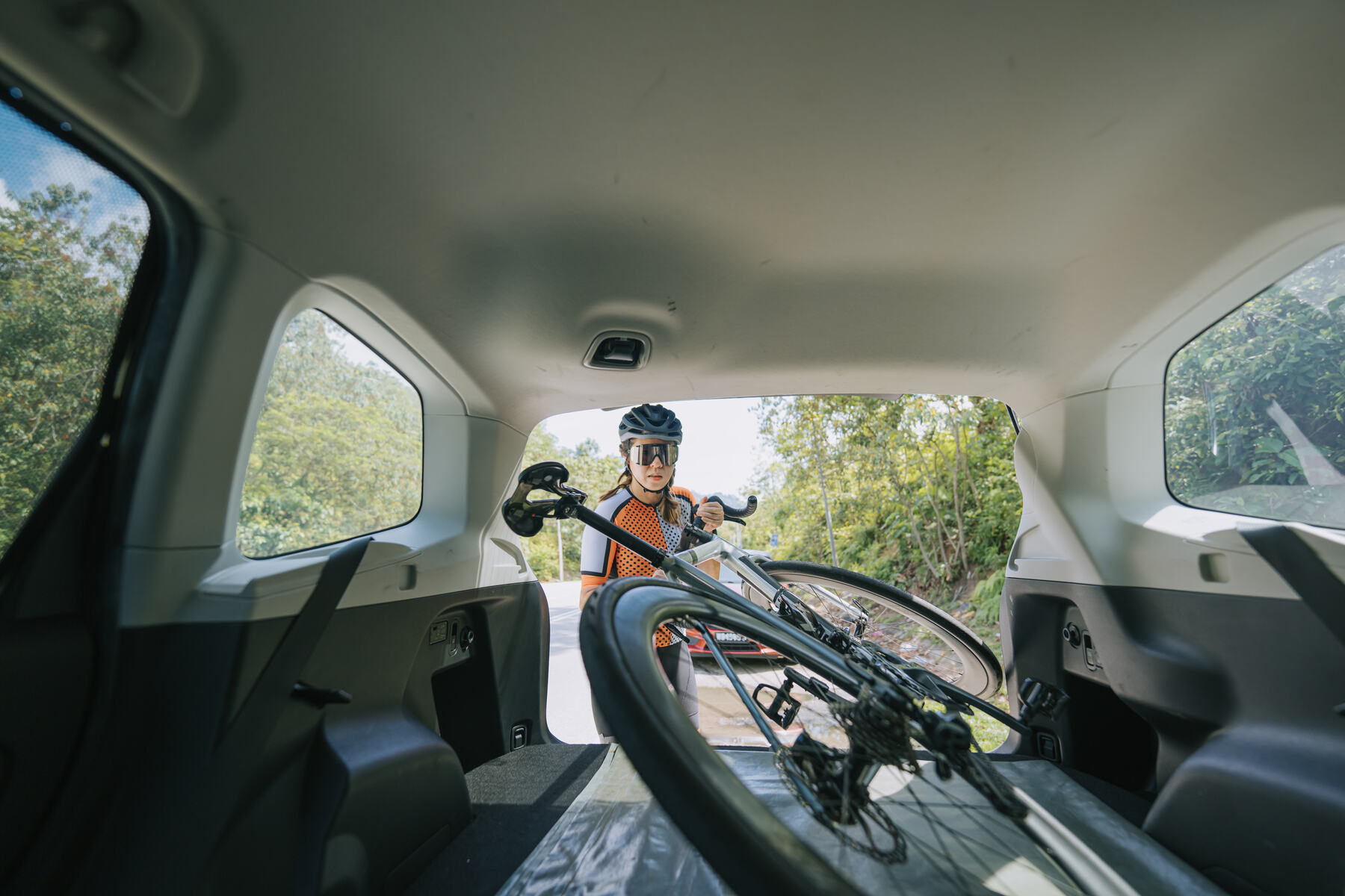 Bicicleta en el coche