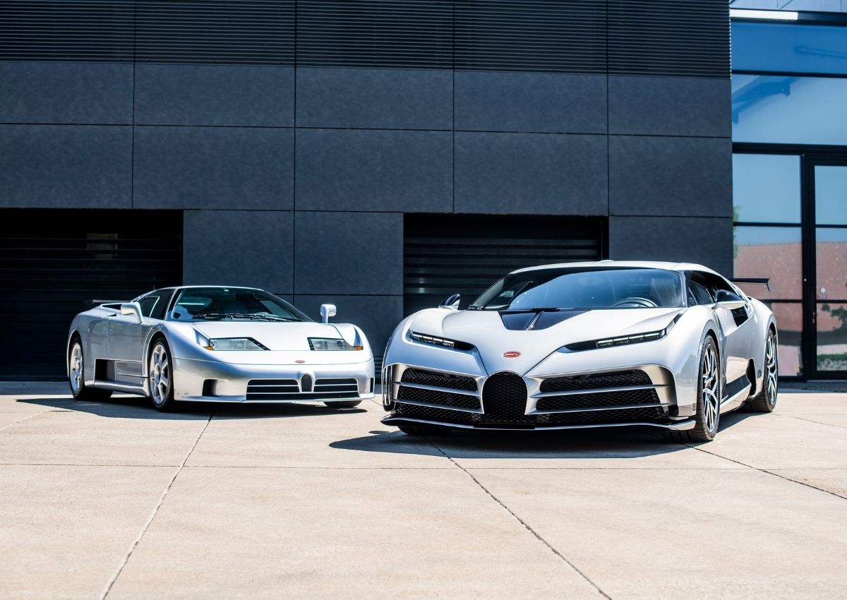 Bugatti Centodieci y EB110