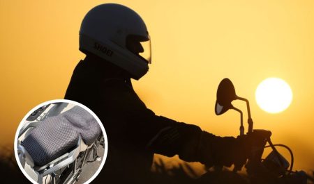 Calor moto verano sol
