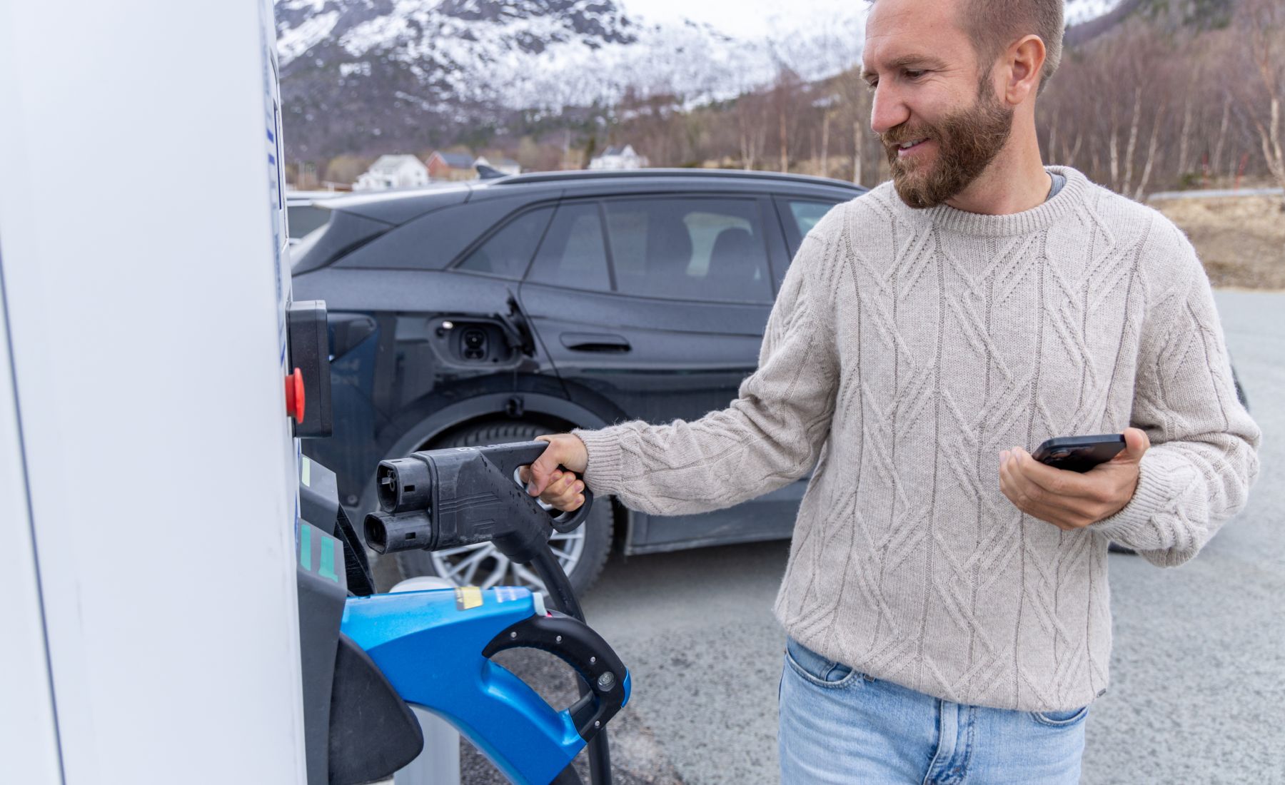 Carga coche eléctrico Noruega