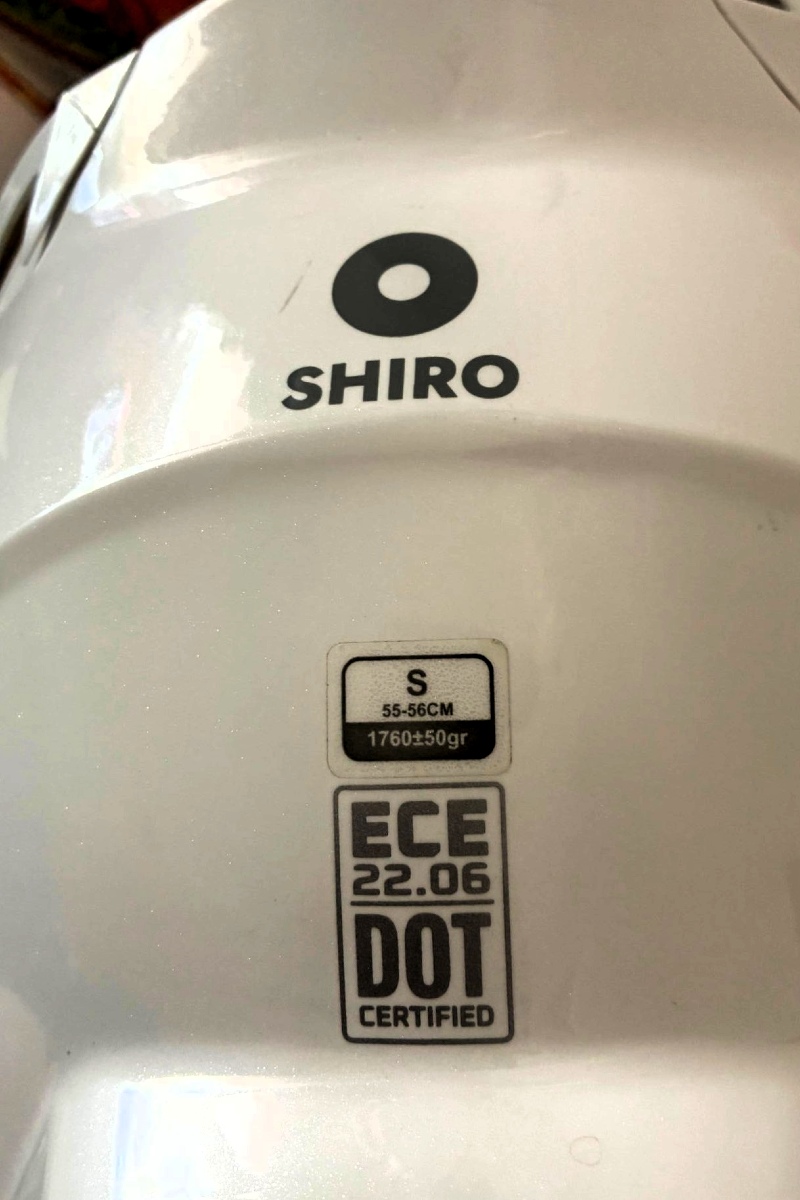 Casco moto homologado Shiro