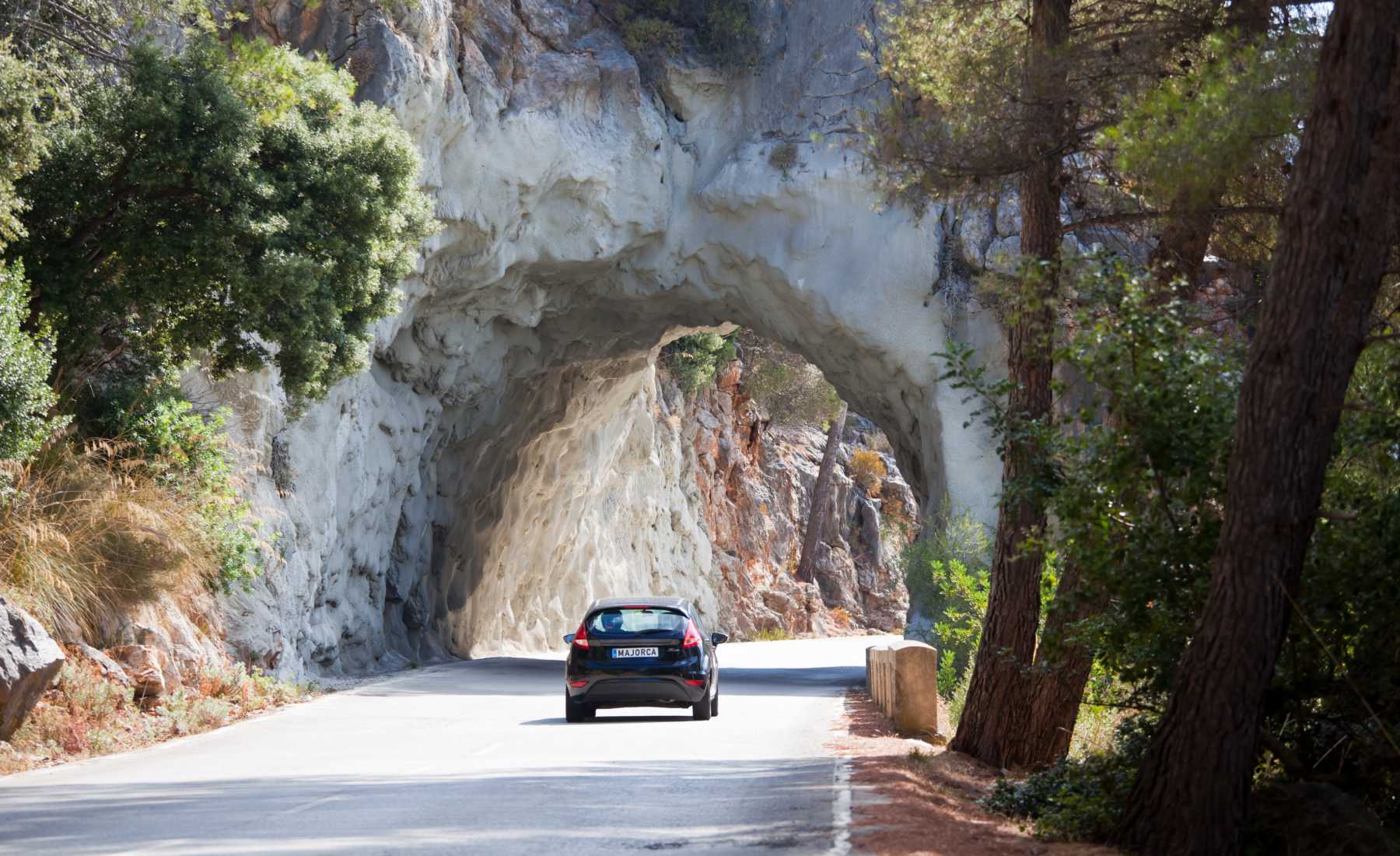 Coche carretera Mallorca