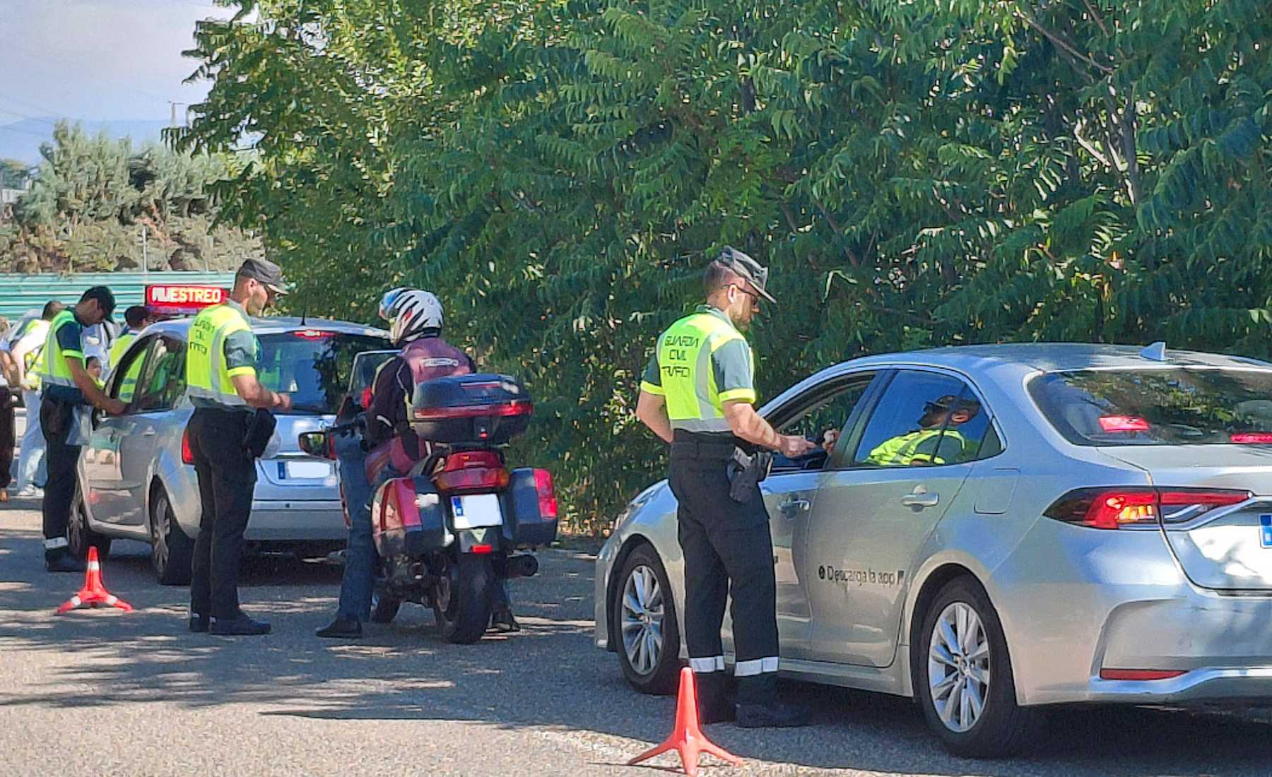 Control alcohol y drogas Guardia Civil