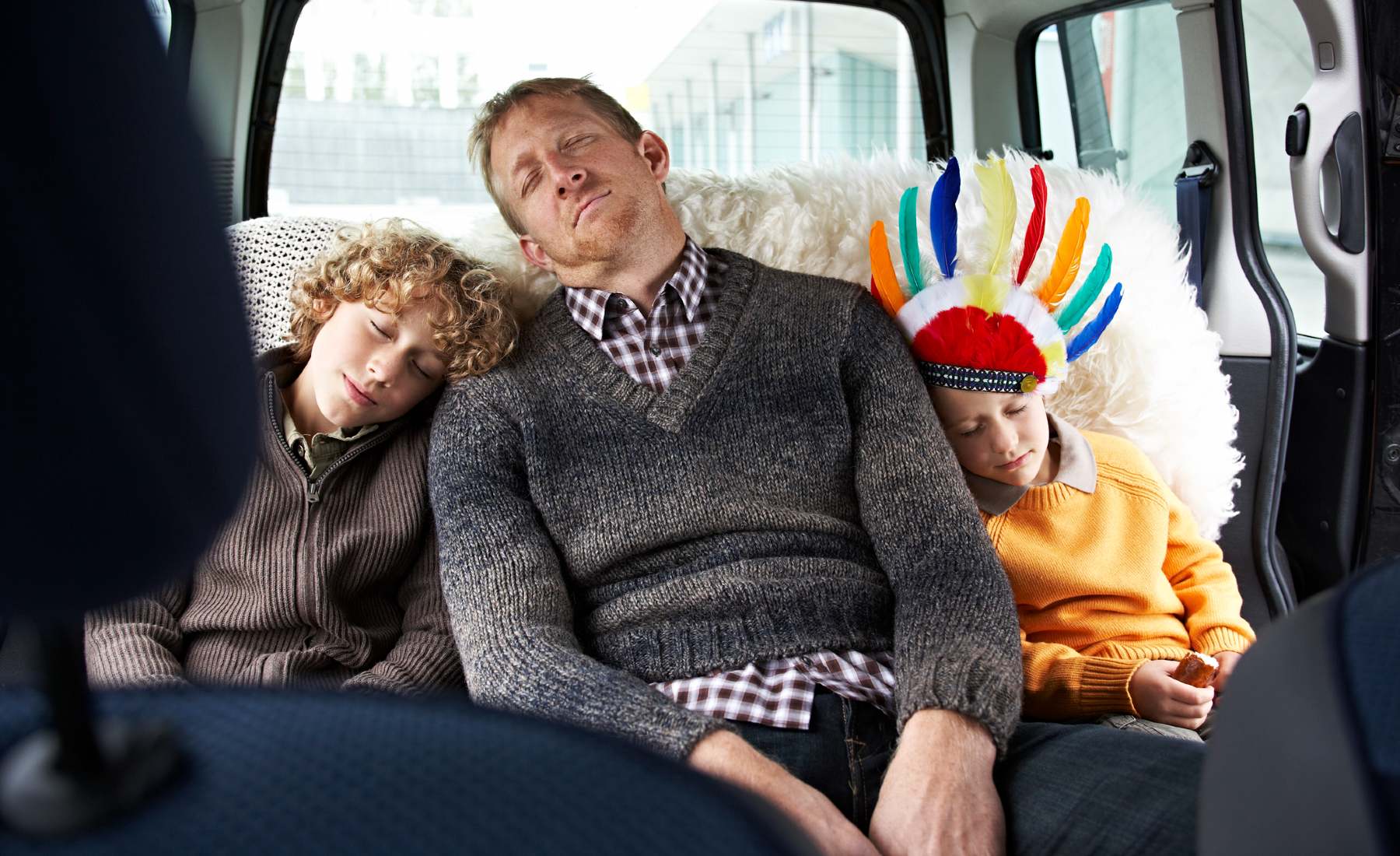 Durmiendo en el coche