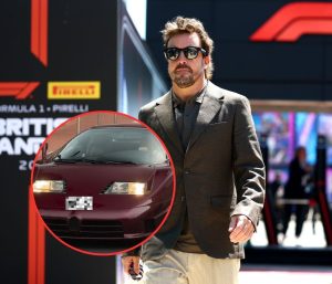 Fernando Alonso Bugatti EB110 GT