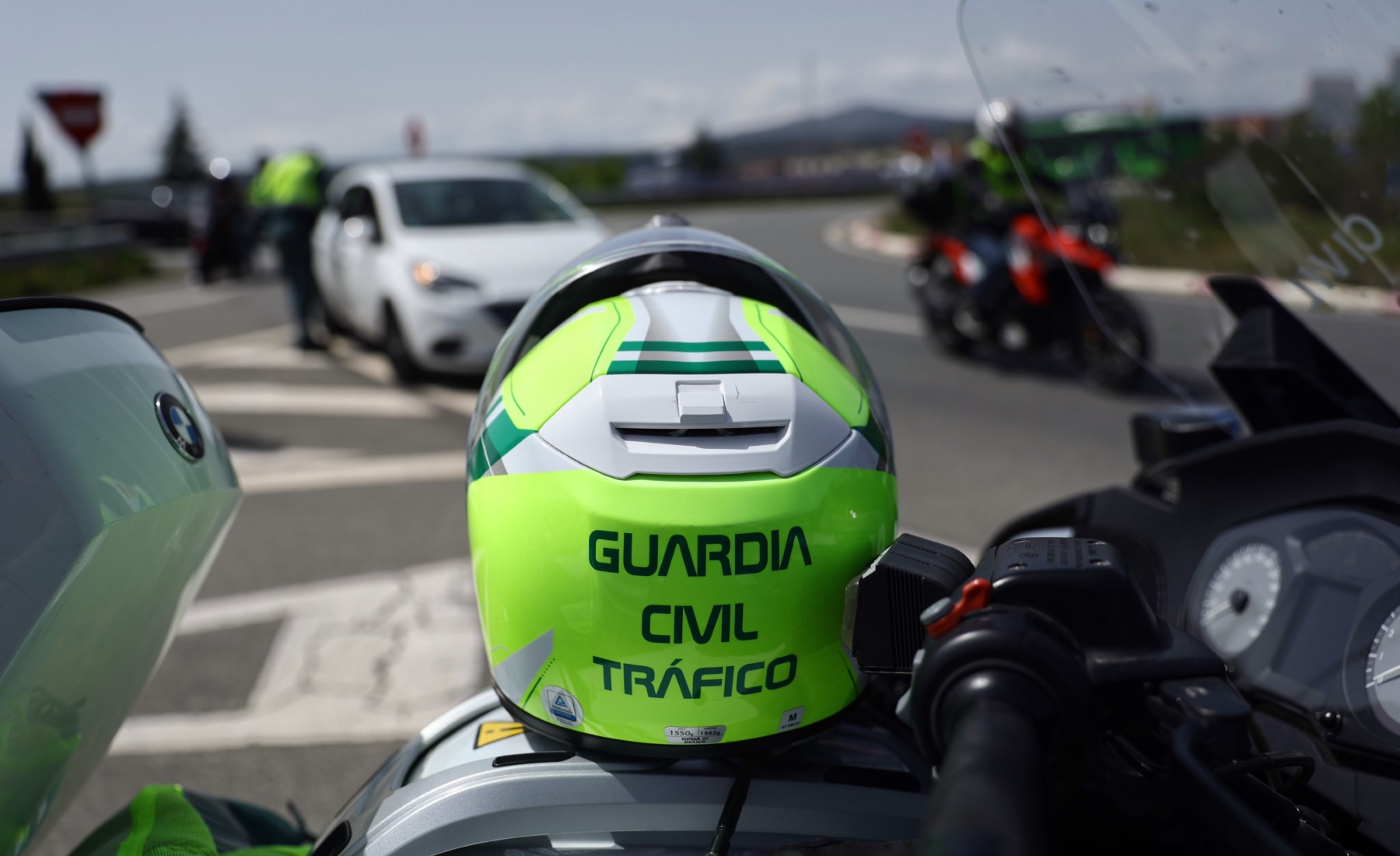 Tráfico de motos de la Guardia Civil