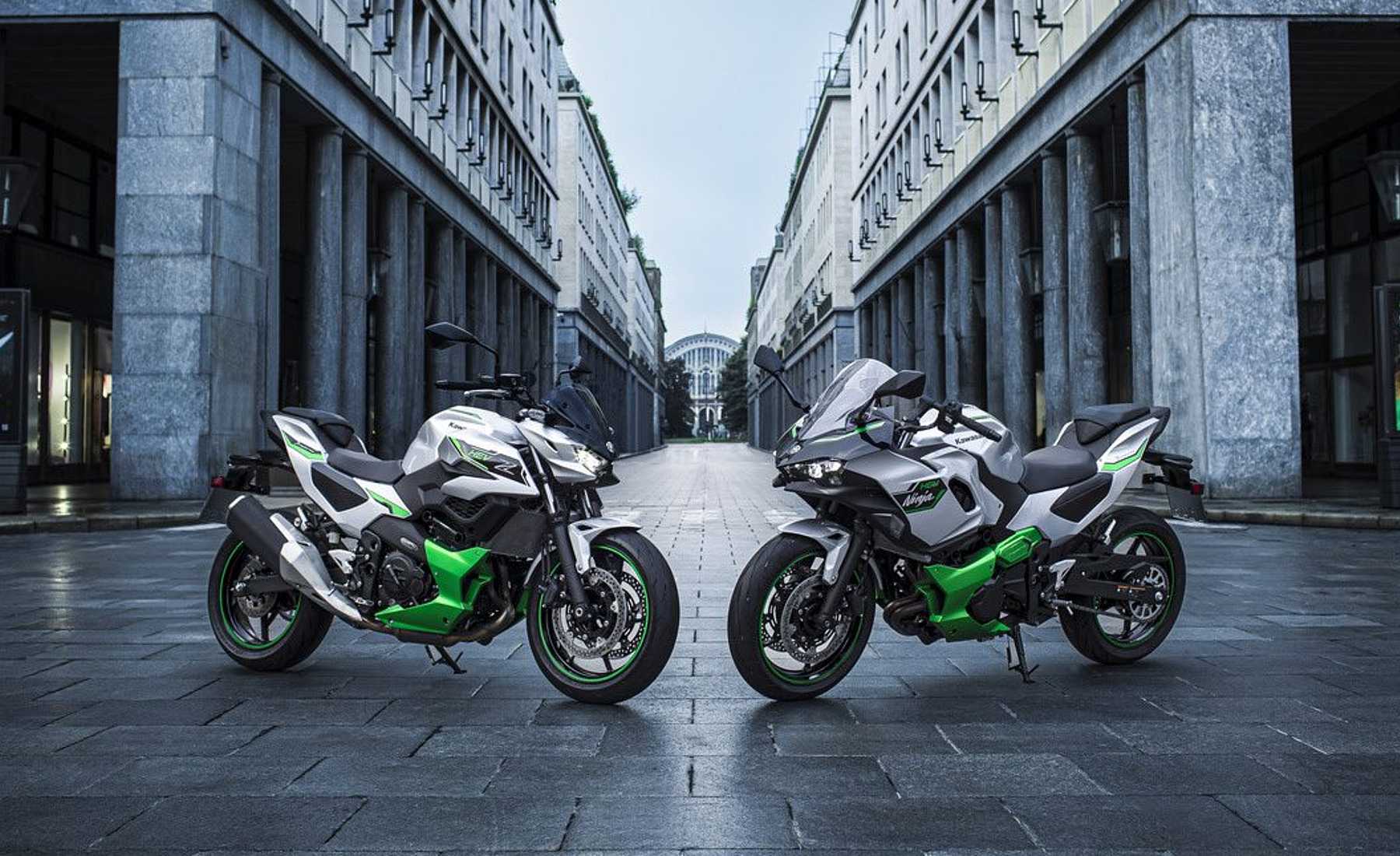 Kawasaki Ninja 7 Hybrid y Z7 Hybrid