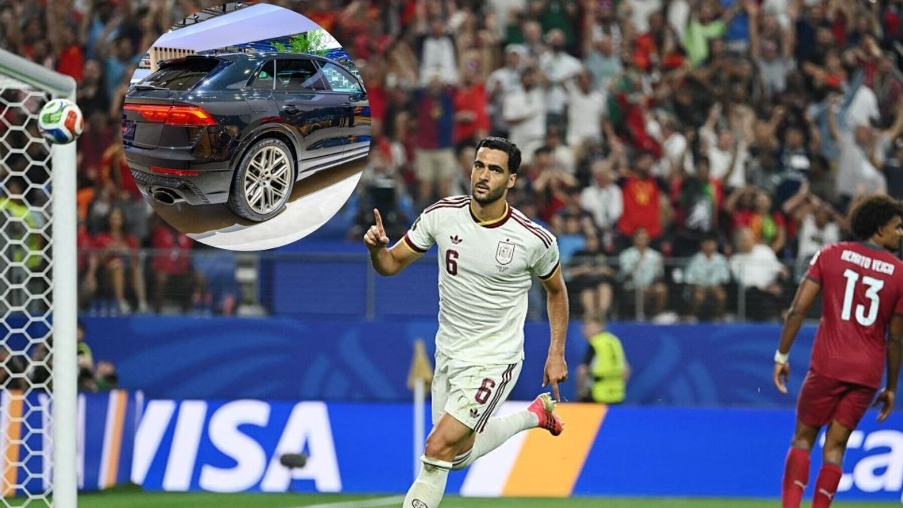 El sorprendente coche de Mikel Merino.