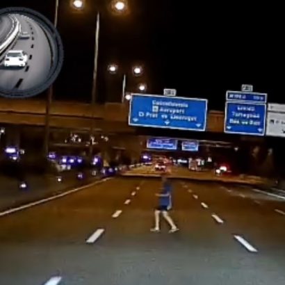 Ni un coche averiado ni un animal: lo que aparece en esta carretera de Barcelona en plena noche deja a todos sin palabras