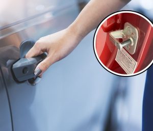 Pieza secreta coche puerta