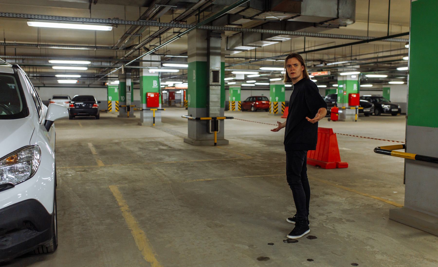 Robo coche parking