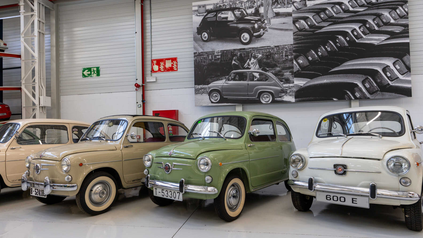 Algunos de los 600 de Seat.