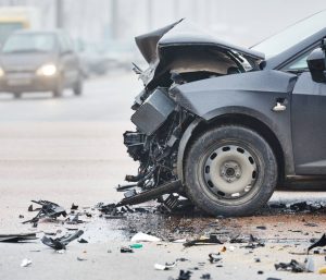 accidente coche carretera