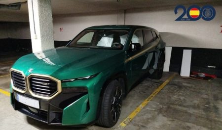 Uno de los vehículos recuperados.