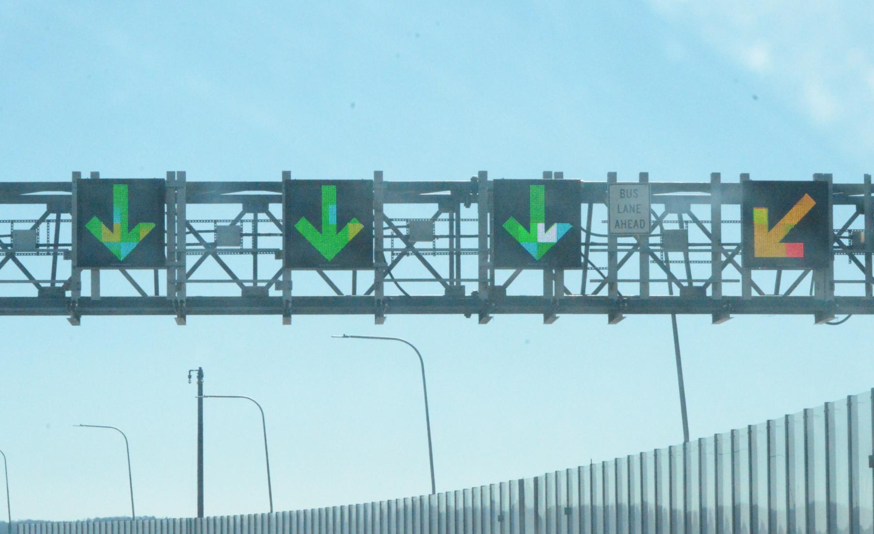 señal de carril